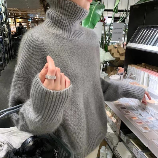 Soft Glutinous Women's Bottoming Sweater