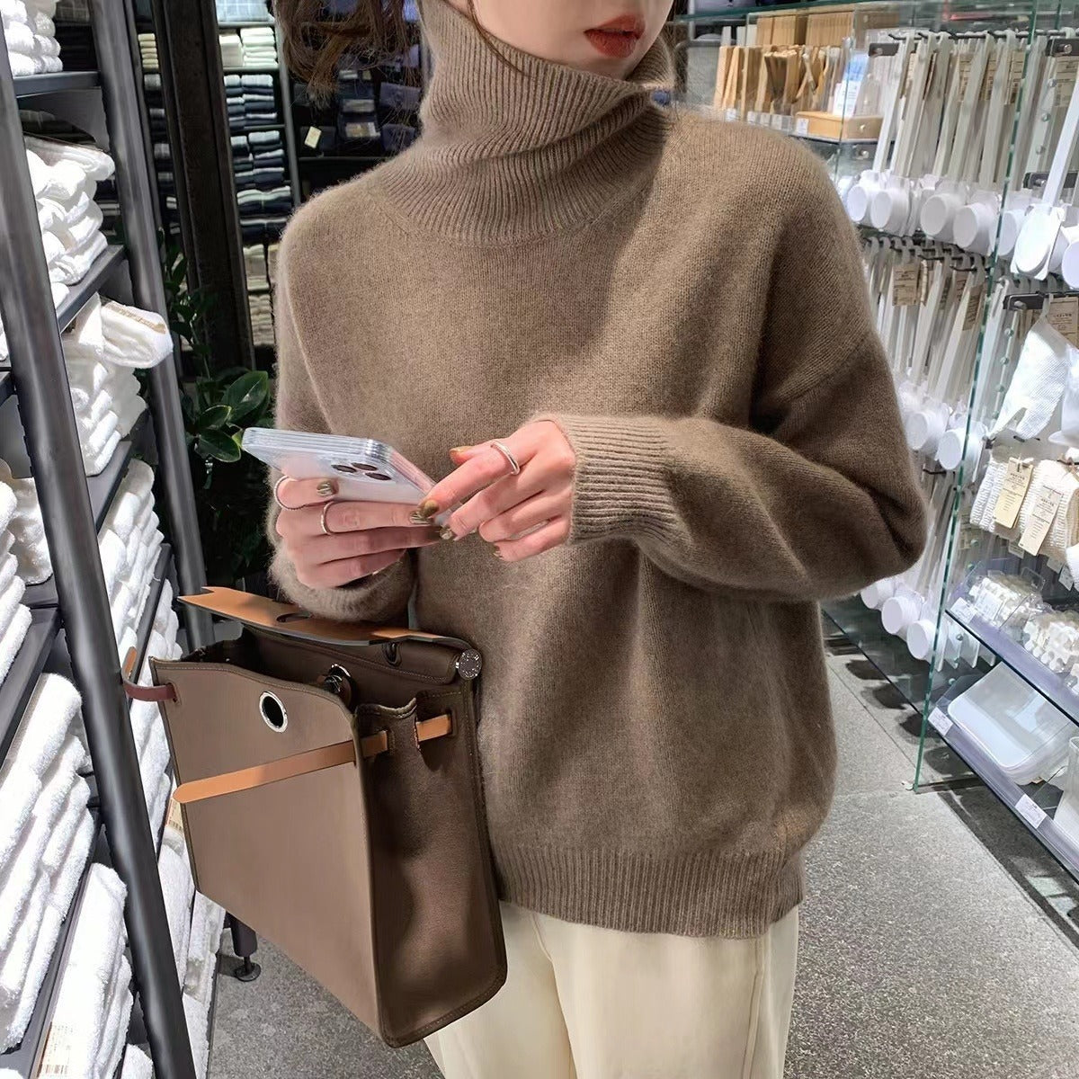 Soft Glutinous Women's Bottoming Sweater