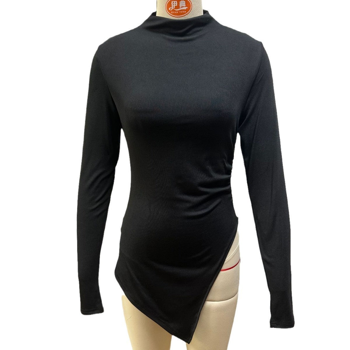 Half Turtleneck Slim Fit Pullover Bottoming Shirt