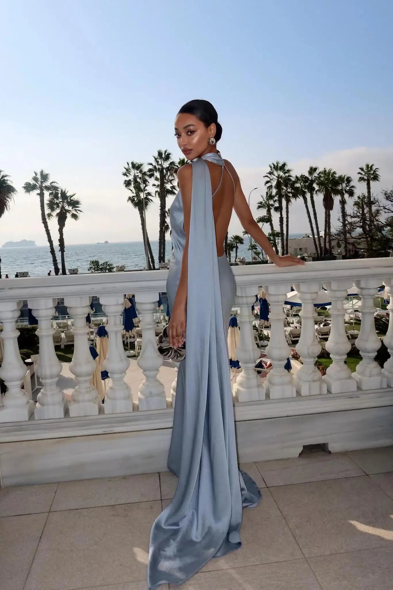 Sexy Ribbon Long Party Dress Women Slim Full Sleeve O-neck Solid Evening Dresses Female 2025 Fashion Autumn Hip Package Robe